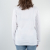 A back view of a woman wearing the polo.