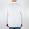 A back view of a man wearing the polo.