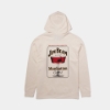 Jim Beam Manhattan Hoodie Front Product Image with Jim Beam vintage Manhattan ad on the back